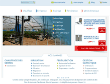 Tablet Screenshot of equipement-serre.com